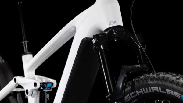 Cube Stereo Hybrid ONE44 EXC 800 metallicwhite´n´black